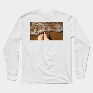 Feet at the Beach Long Sleeve T-Shirt